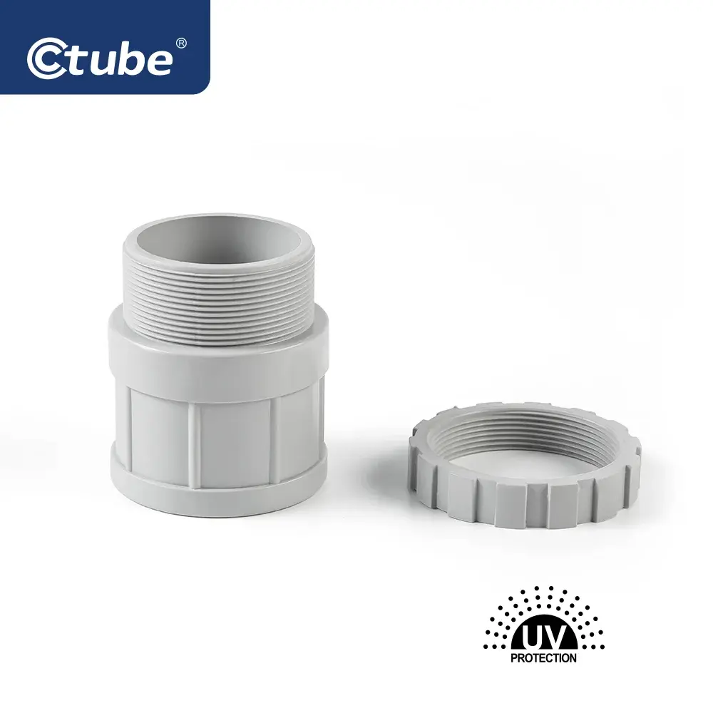 Ctube 25mm Solar Plain to Screwed Male Terminal Adapter Connector / 80pcs per bag